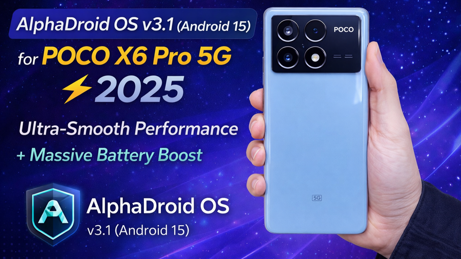 AlphaDroid v3.1 for Poco X6 Pro 5G